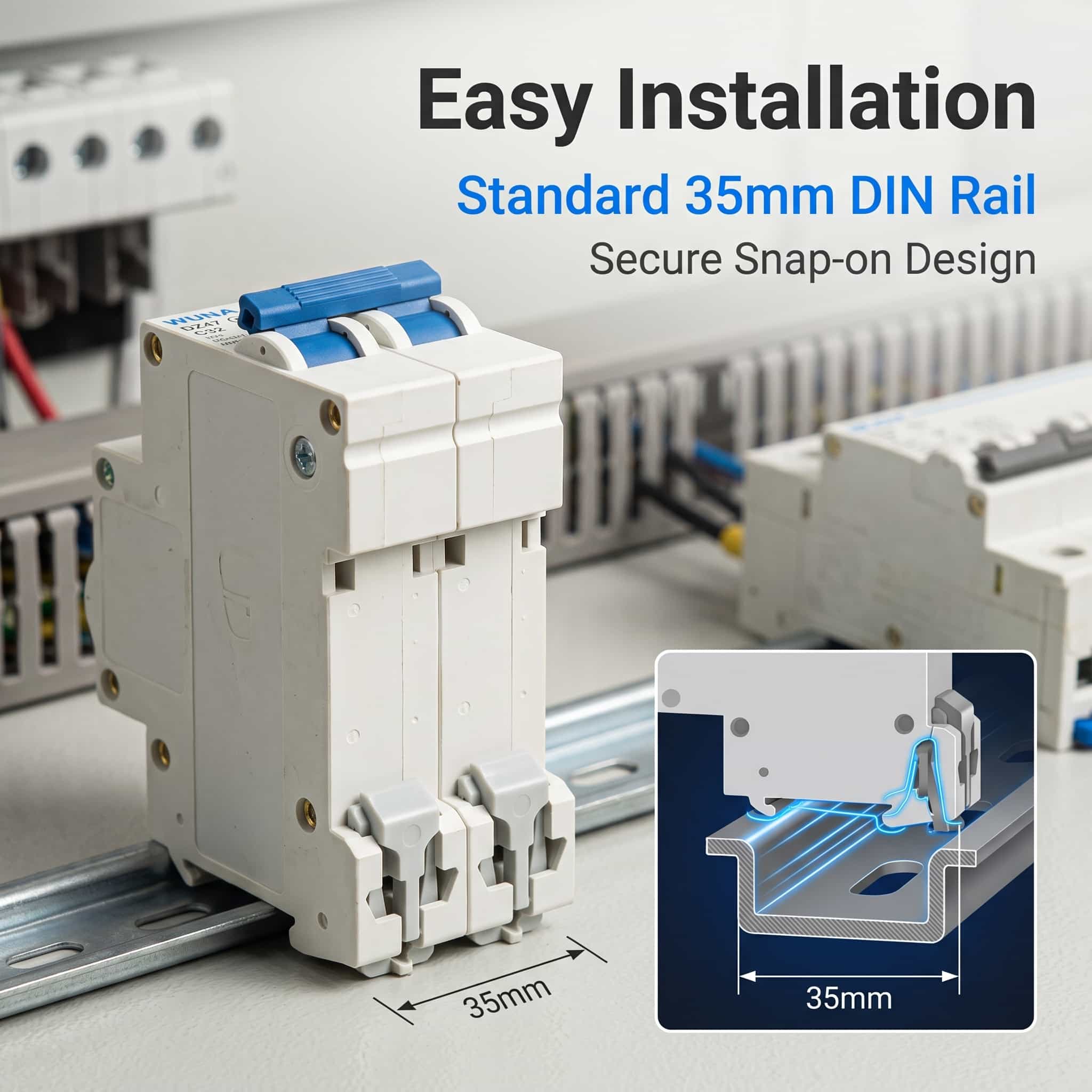 What should You Check before Eligendo 2 Pole DC Miniature Circuit Breaker DZ47 C32 500V?