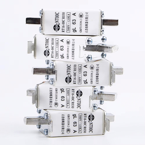 Custom Wholesale Low-voltage NT00C AC Fuse Link Knife Little Blade High Breaking Capacity Copper 100A CE