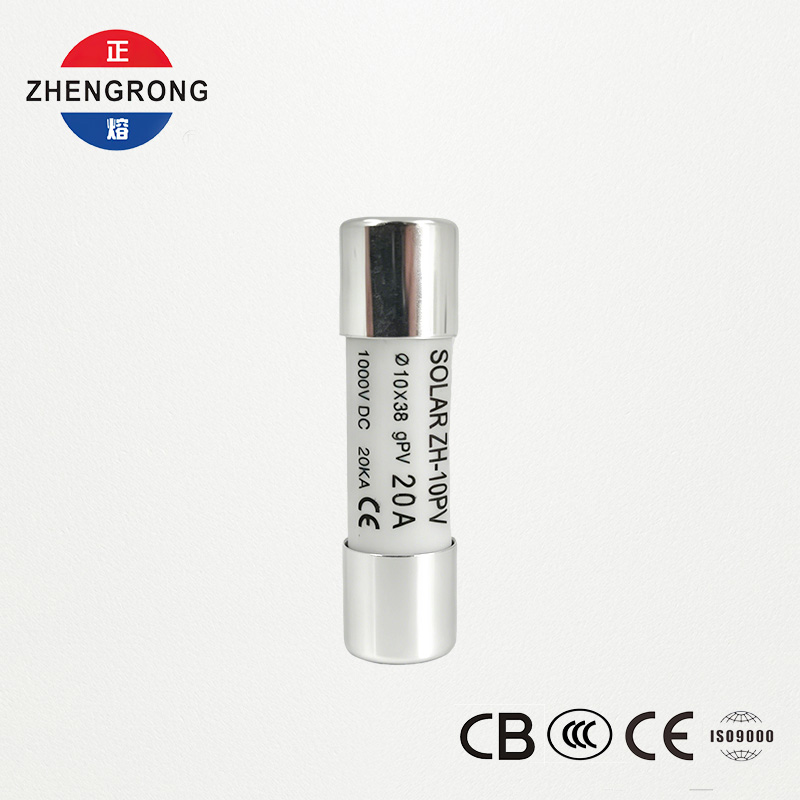 Customised 10*38 20A Solar Panel Reset Fuse Links for Photovoltaics