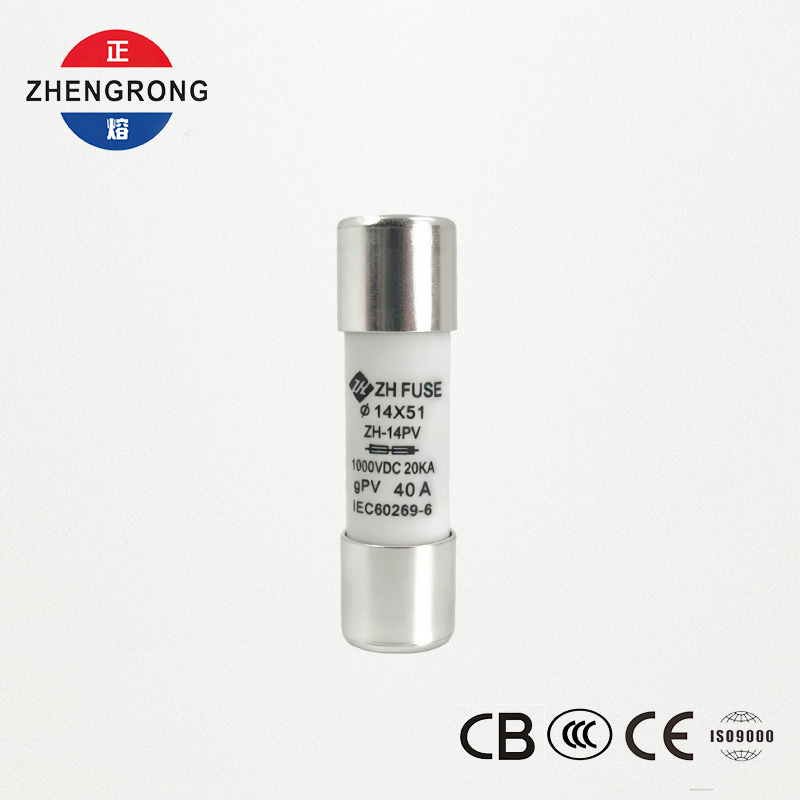 Customized 14*51 40A Solar Panel Reset Fuse Links for Photovoltaics