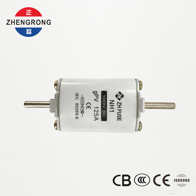 PV DC Fuse NH1 125A 1000V | CE & IEC 60269.6 Approbata Solar Arrays