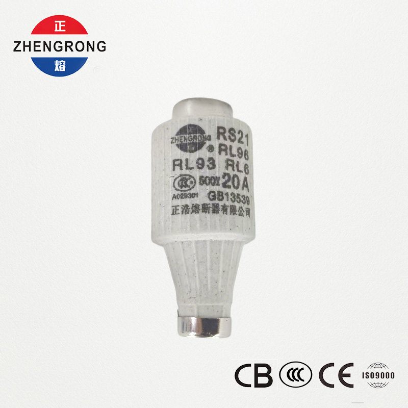 RS21 20A 500V Fast-Acting Screw-Type Fuse